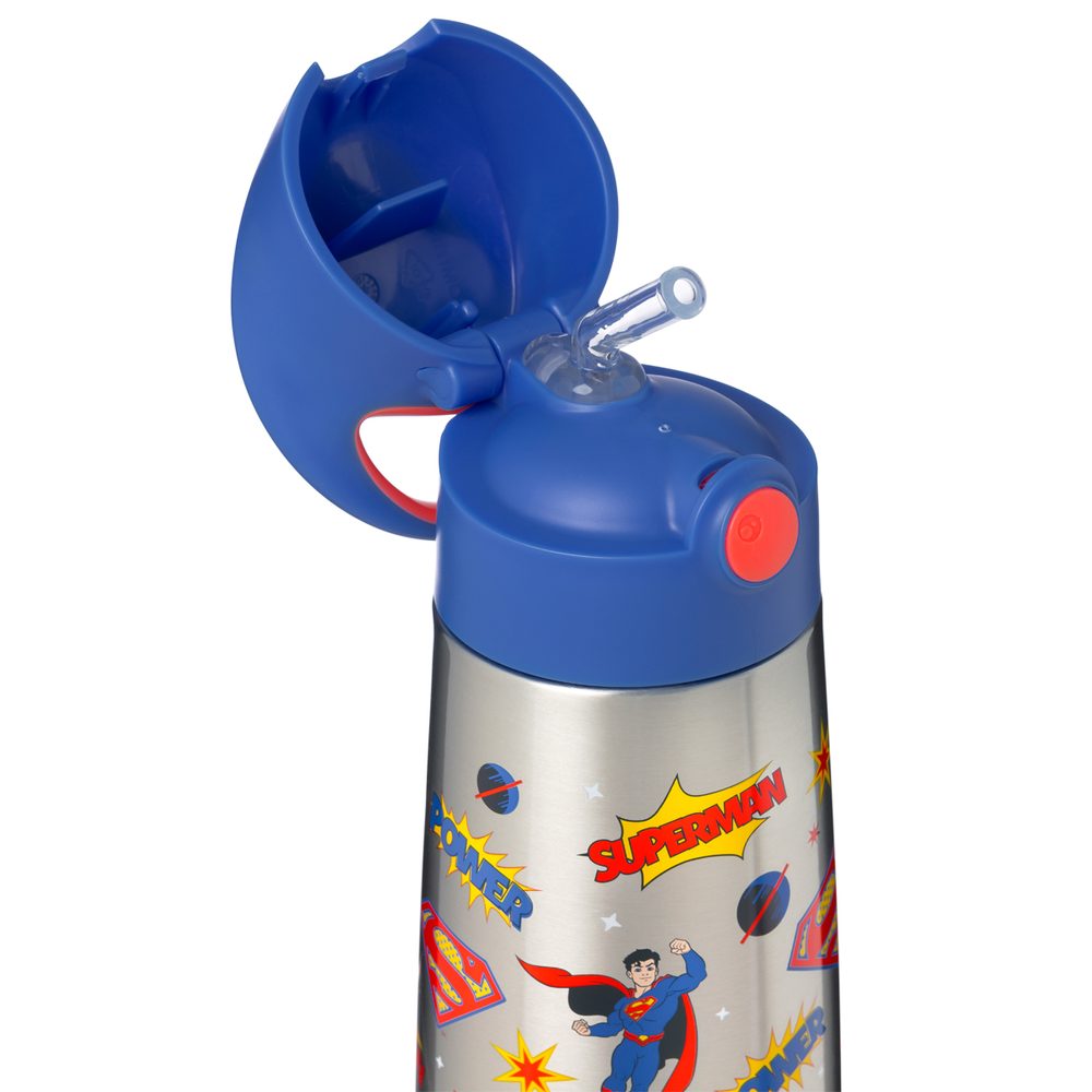 b.box Termoska na pití s brčkem 350 ml - Superman | b.box