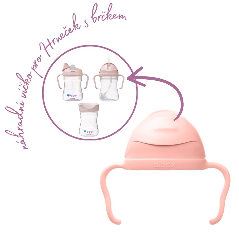b.box Náhradní velké víčko pro Hrneček s brčkem - GELATO tutti frutti