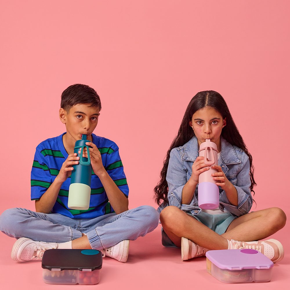 b.box Silikonový chránič pro Termoláhev 690 ml - pink paradise