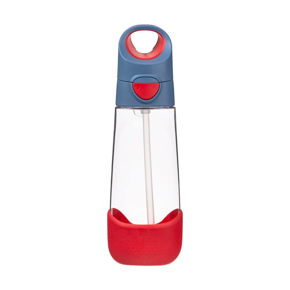b.box Lahev na pití s brčkem 600 ml - blue blaze