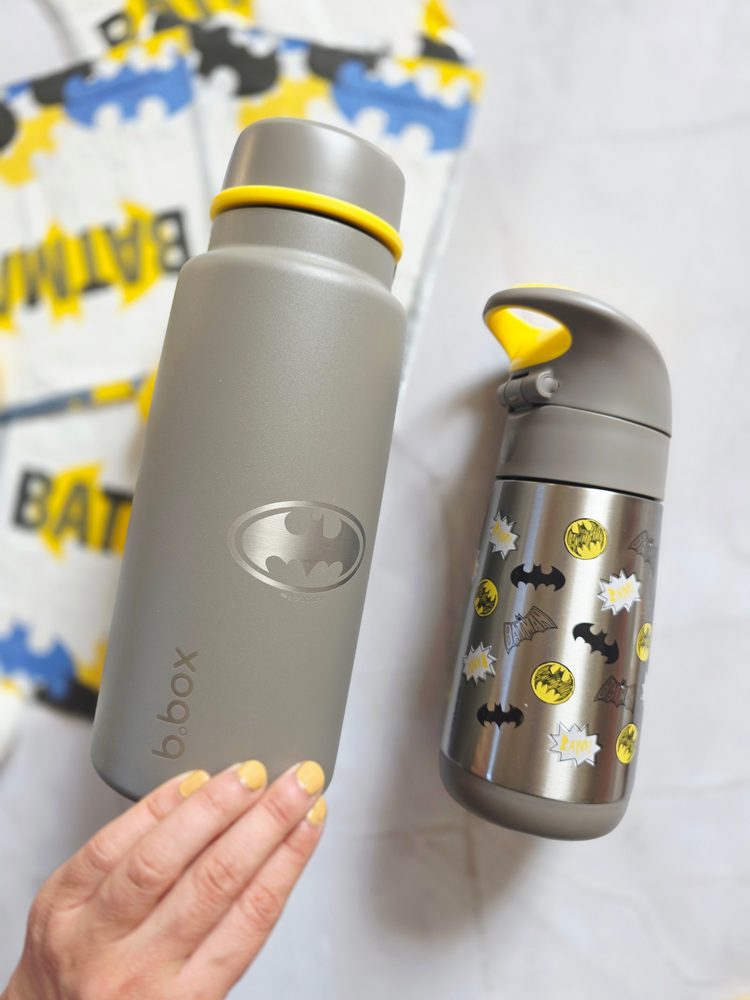 b.box Termoska na pití s brčkem 350 ml - Batman | b.box