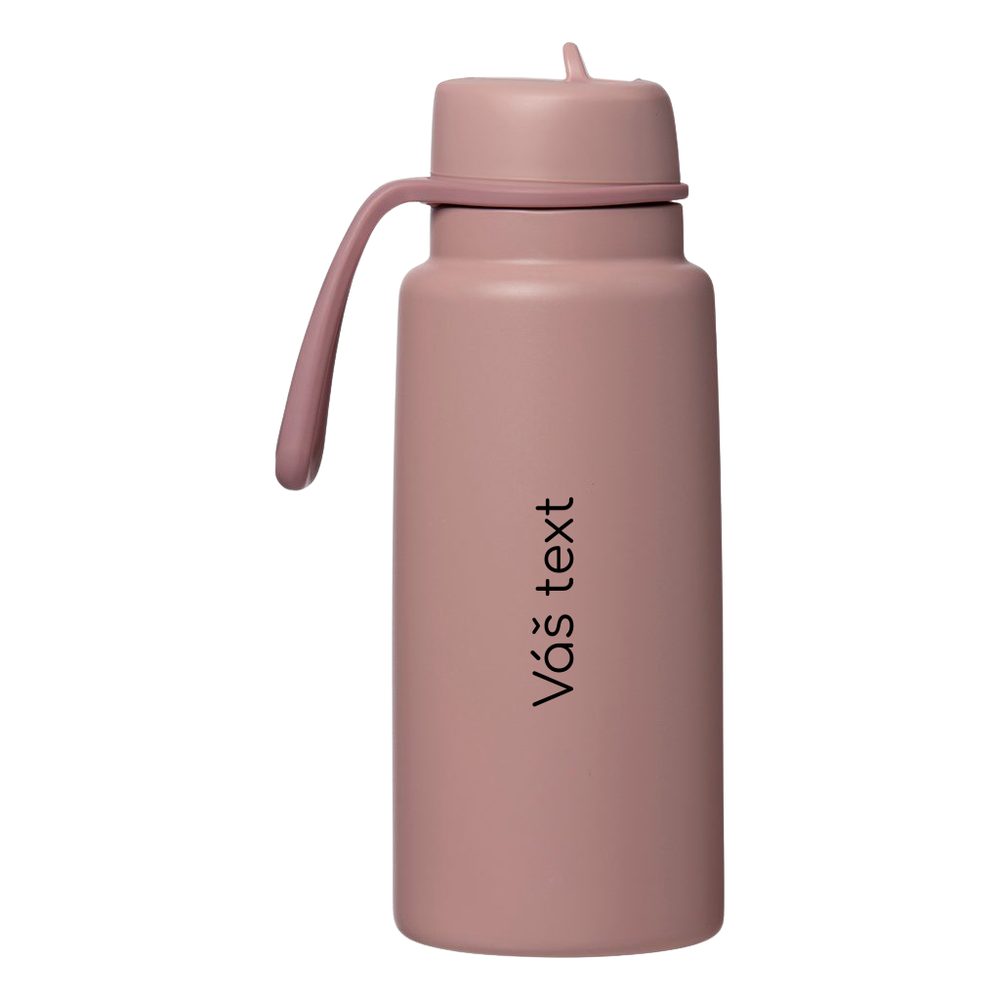 b.box Nerezová termolahev s brčkem 1l s gravírováním