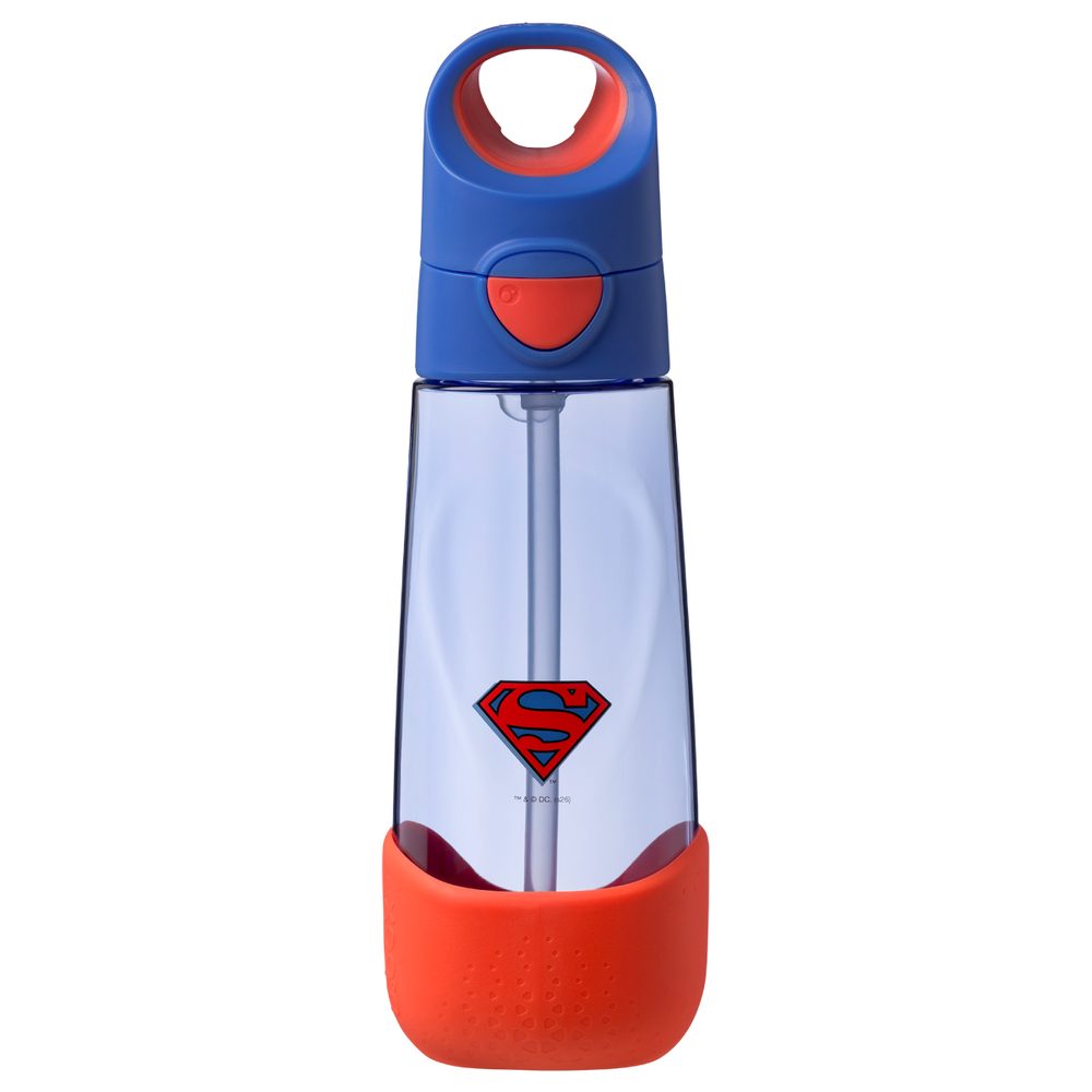 b.box Lahev na pití s brčkem 600 ml - Superman | b.box