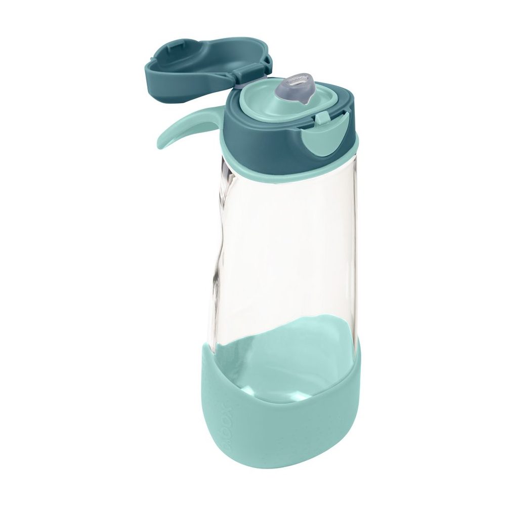 b.box Svačinový box střední + Sport lahev 600 ml - set emerald forest