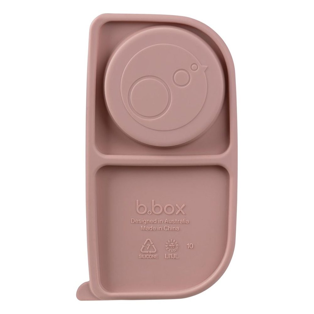 b.box Náhradní silikonové těsnění na Svačinový box střední s gravírováním - blush crush