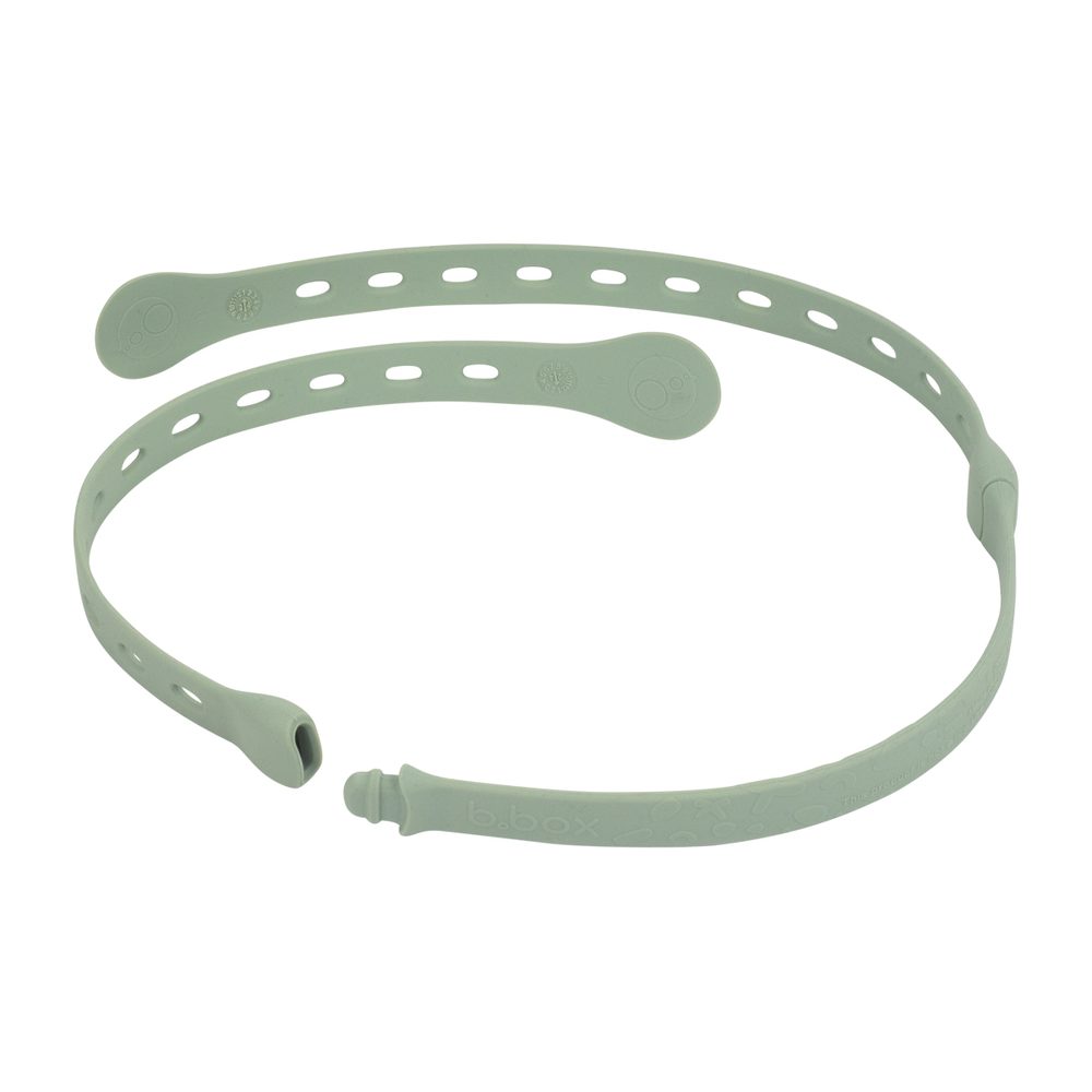 b.box Hrneček s brčkem + Univerzální silikonový pásek - set zelený