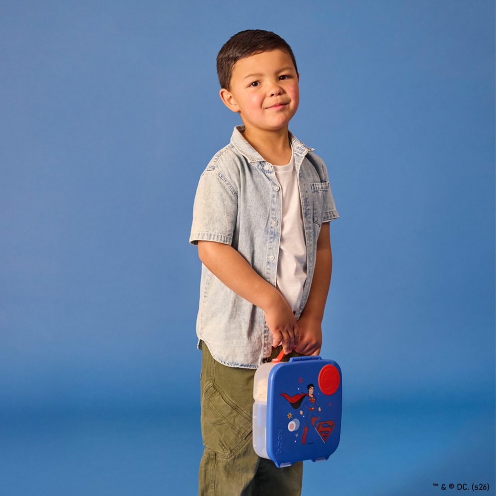 b.box Svačinový box střední - Superman | b.box