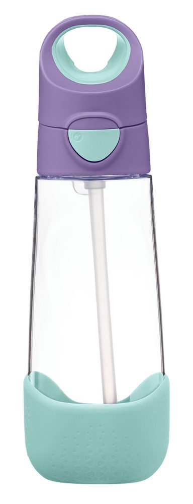 b.box Náhradní víčko pro Lahev na pití s brčkem - lilac pop