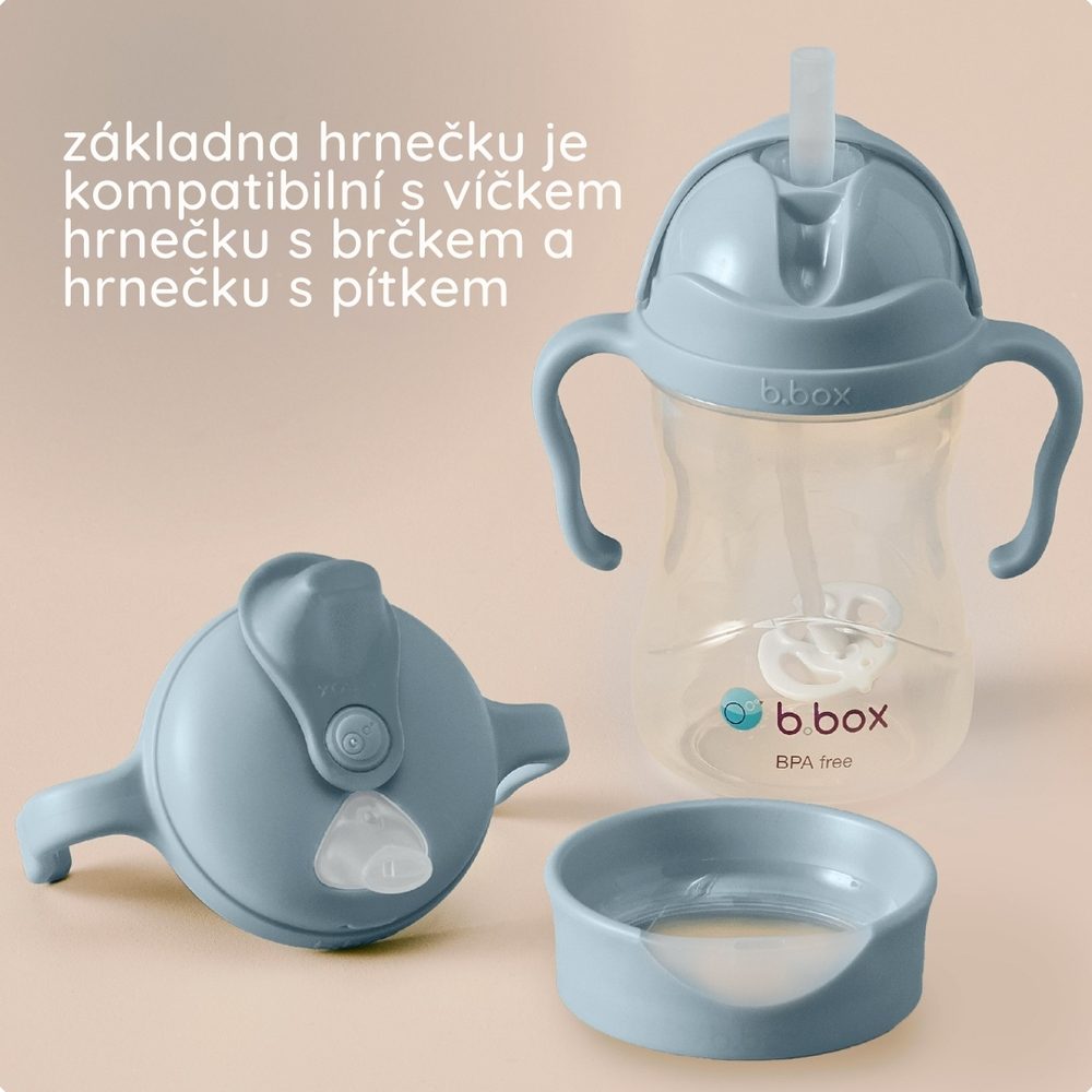 b.box Hrneček pro batolata 12m+ - růžový 240 ml