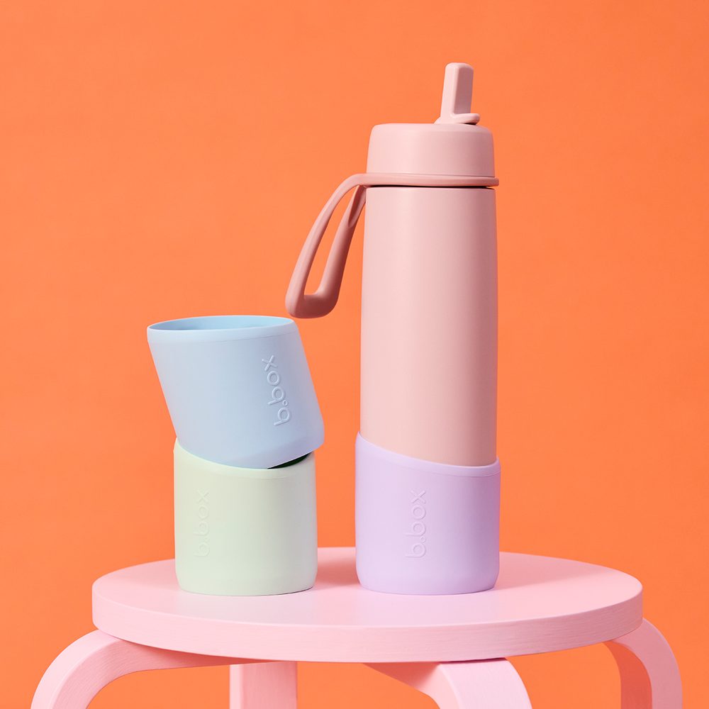 b.box Silikonový chránič pro Termoláhev 690 ml - pink paradise