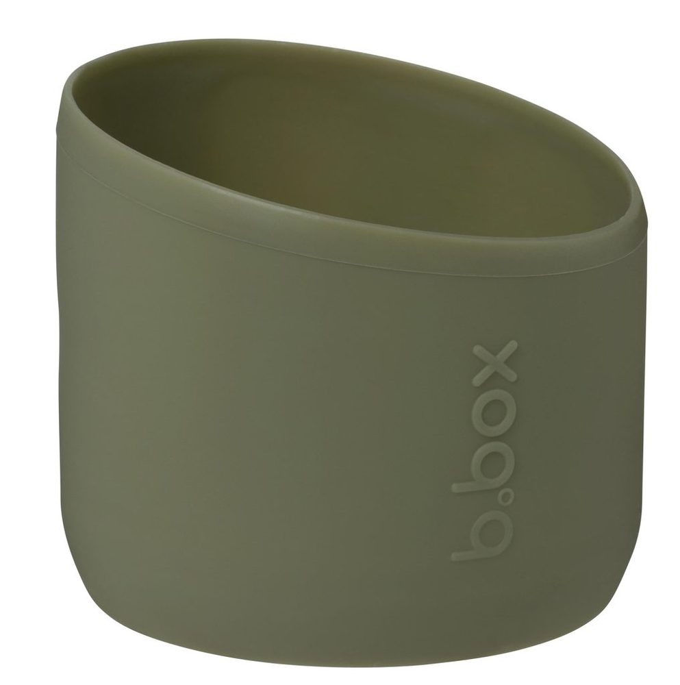 b.box Silikonový chránič pro Termolahev 1l s gravírováním - olive
