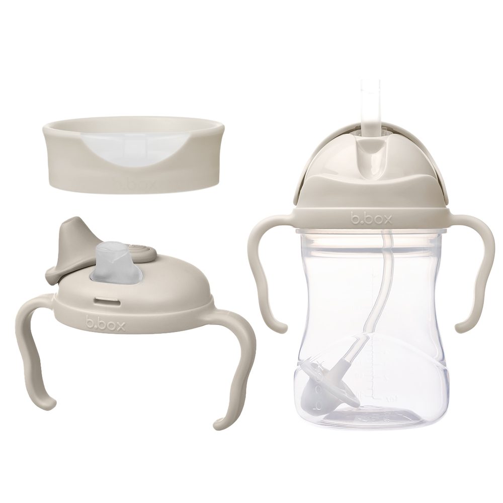 b.box Univerzální sada na pití 3v1, 240 ml - béžová