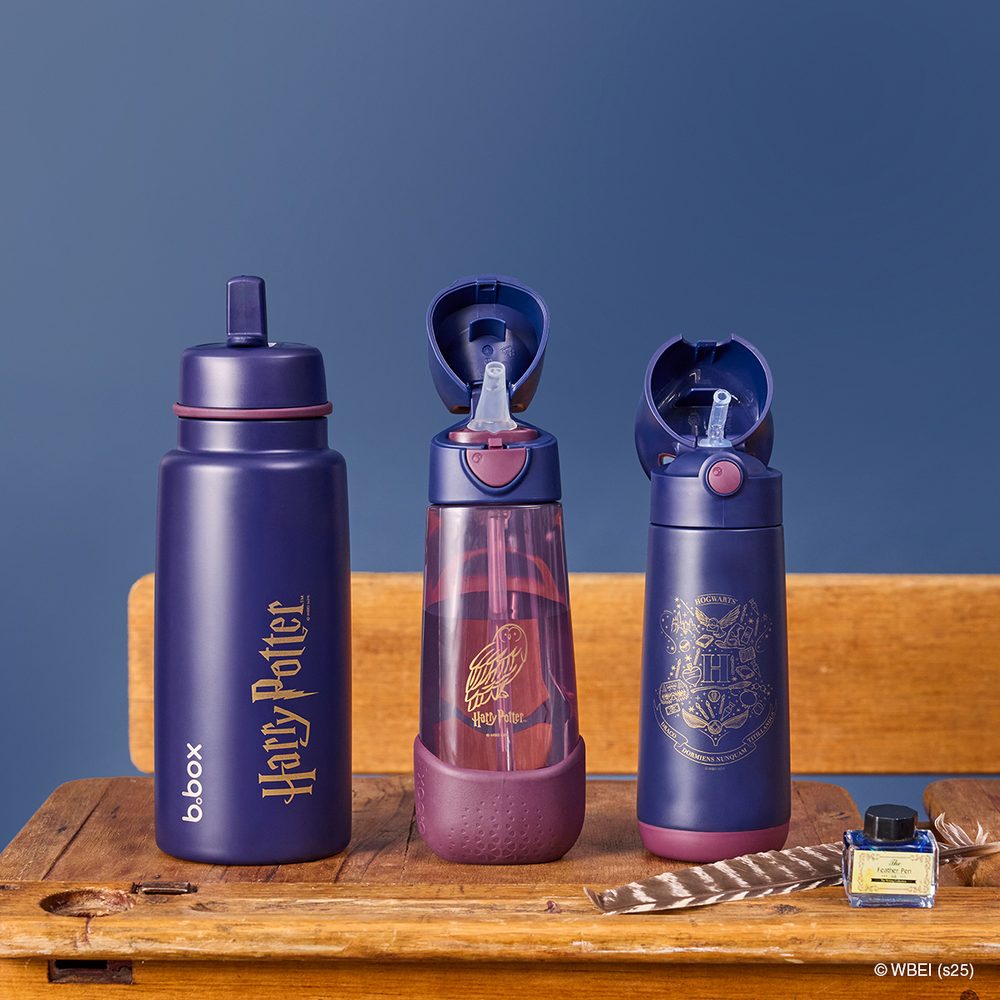 b.box Lahev na pití s brčkem 600 ml - Harry Potter | b.box