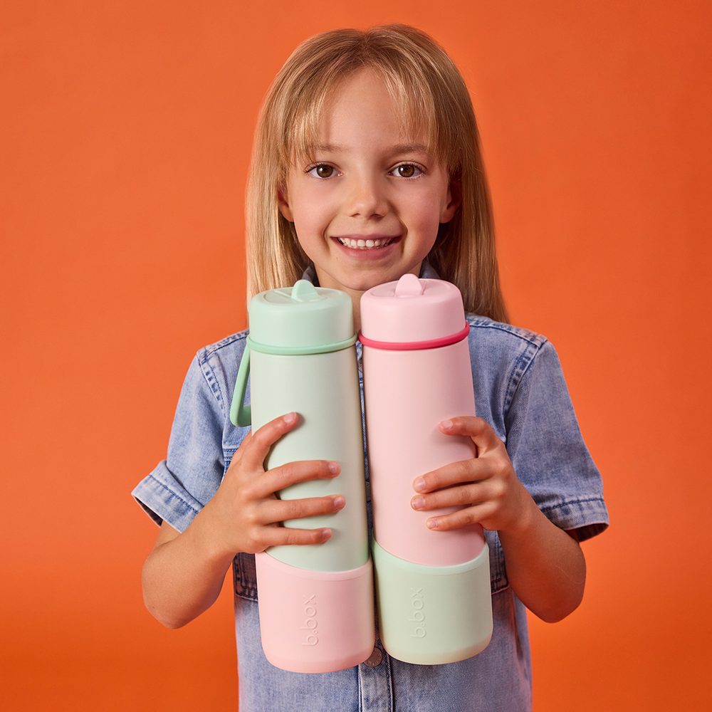 b.box Silikonový chránič pro Termoláhev 690 ml - pink paradise