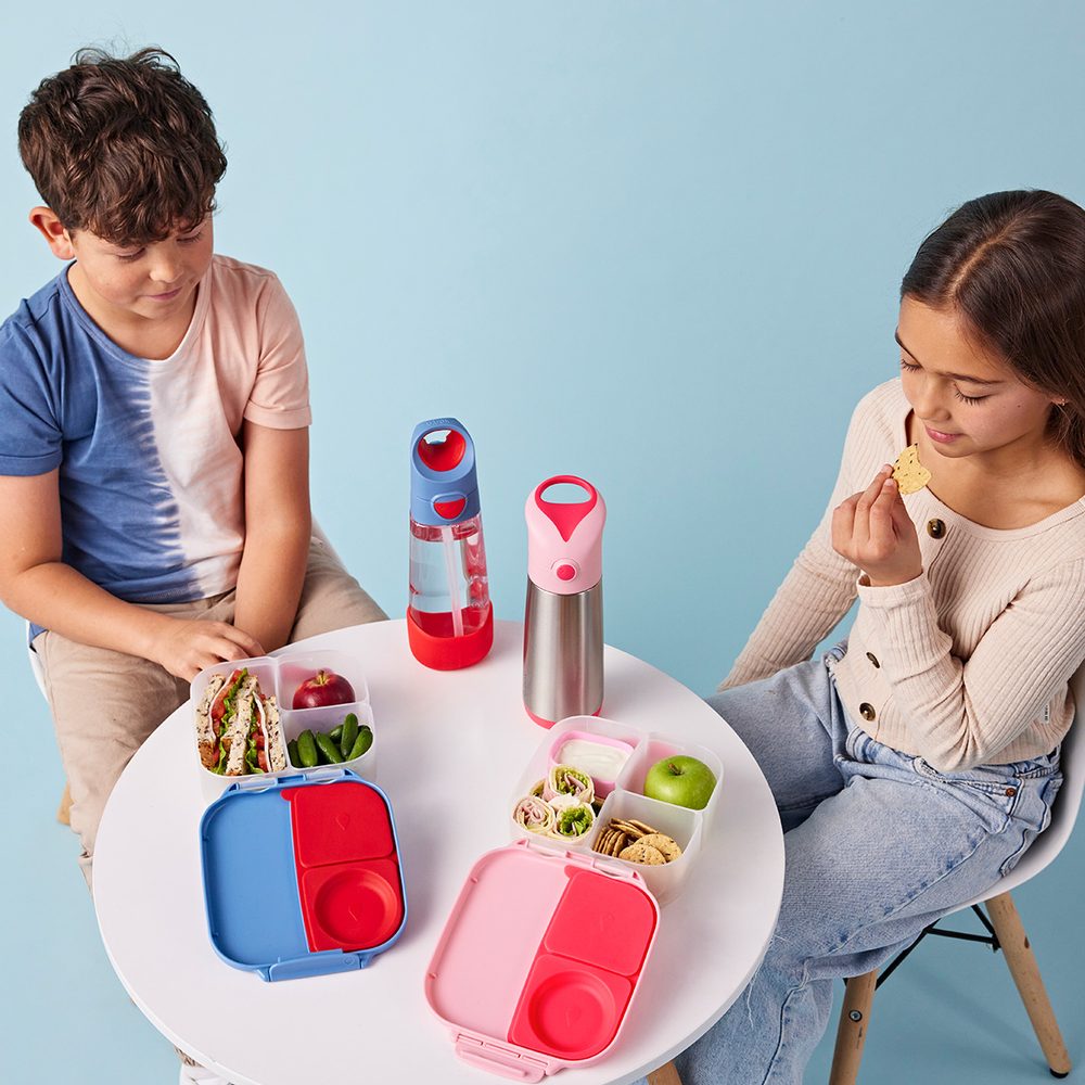 b.box Náhradní víčko na Svačinový box střední - flamingo fizz