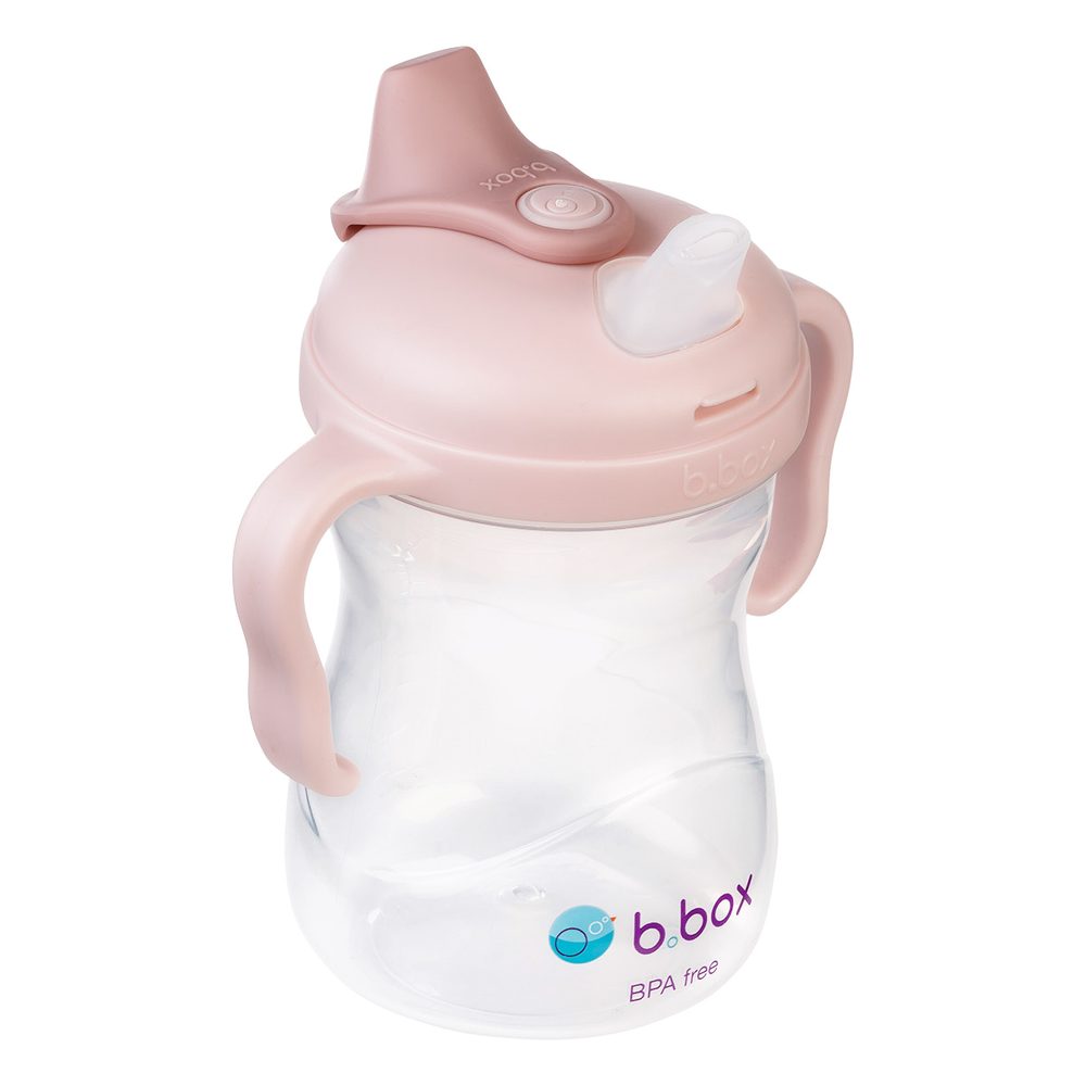 b.box Univerzální sada na pití 3v1, 240 ml - růžová
