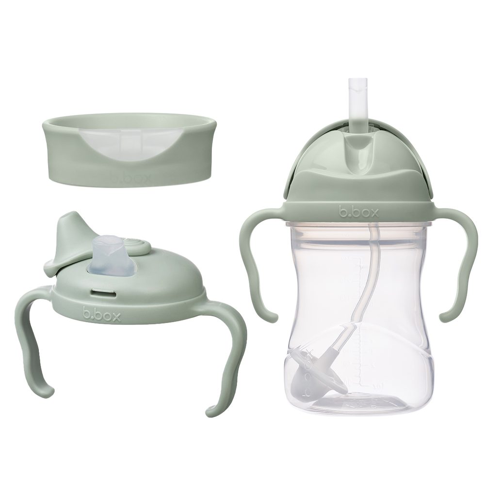 b.box Univerzální sada na pití 3v1, 240 ml - zelená