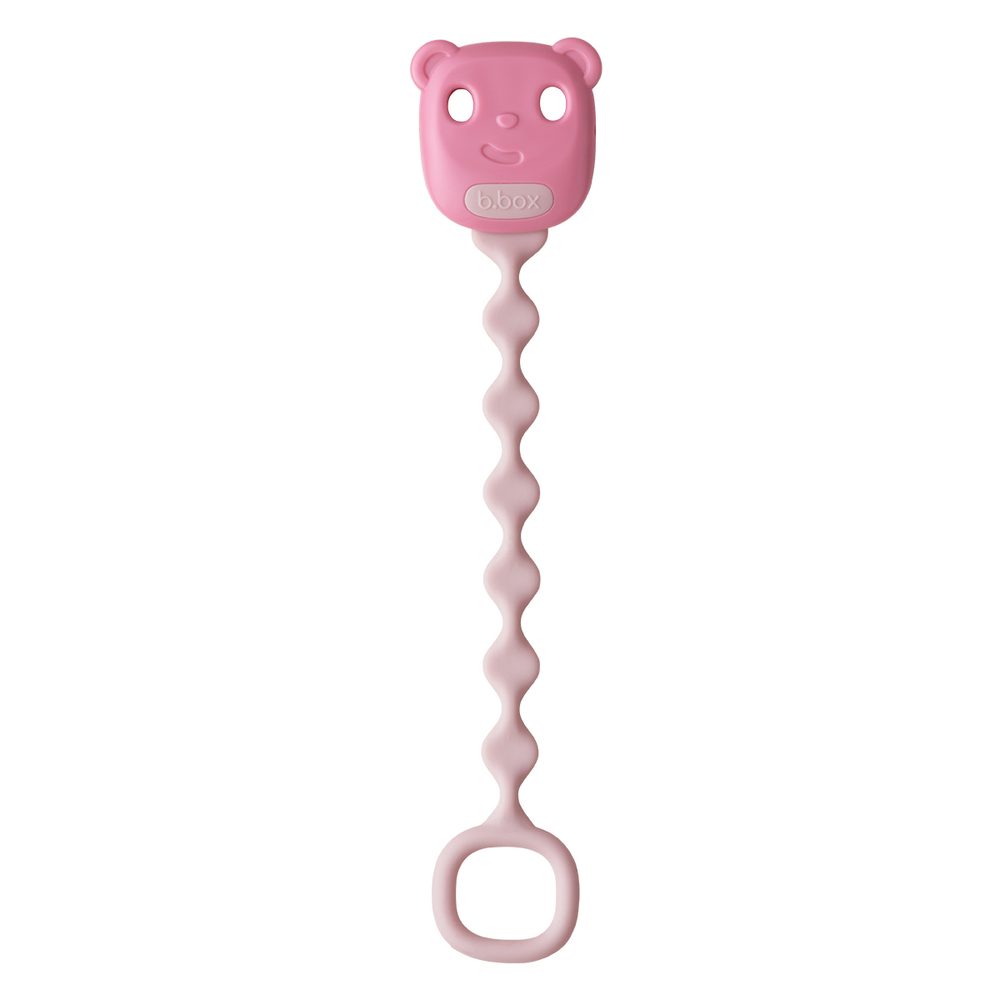 b.box Silikonový klip na dudlík, 2 ks - blush/vanilla