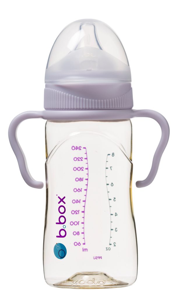 b.box Antikoliková kojenecká láhev 240 ml - růžová