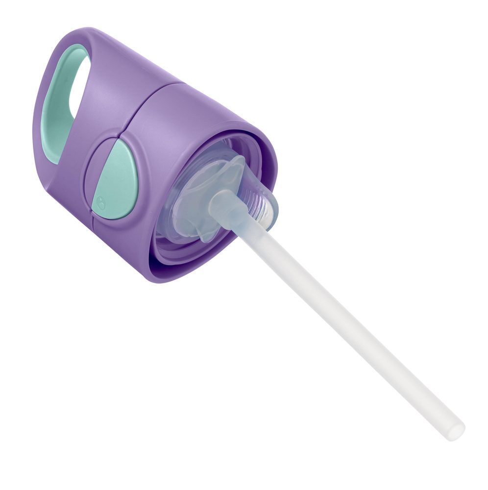 b.box Náhradní víčko pro Lahev na pití s brčkem - lilac pop
