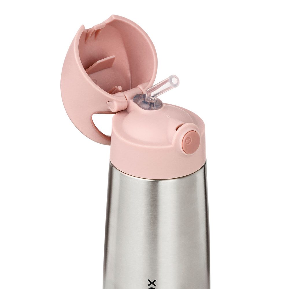 b.box Termoska na pití s brčkem 350 ml - blush crush