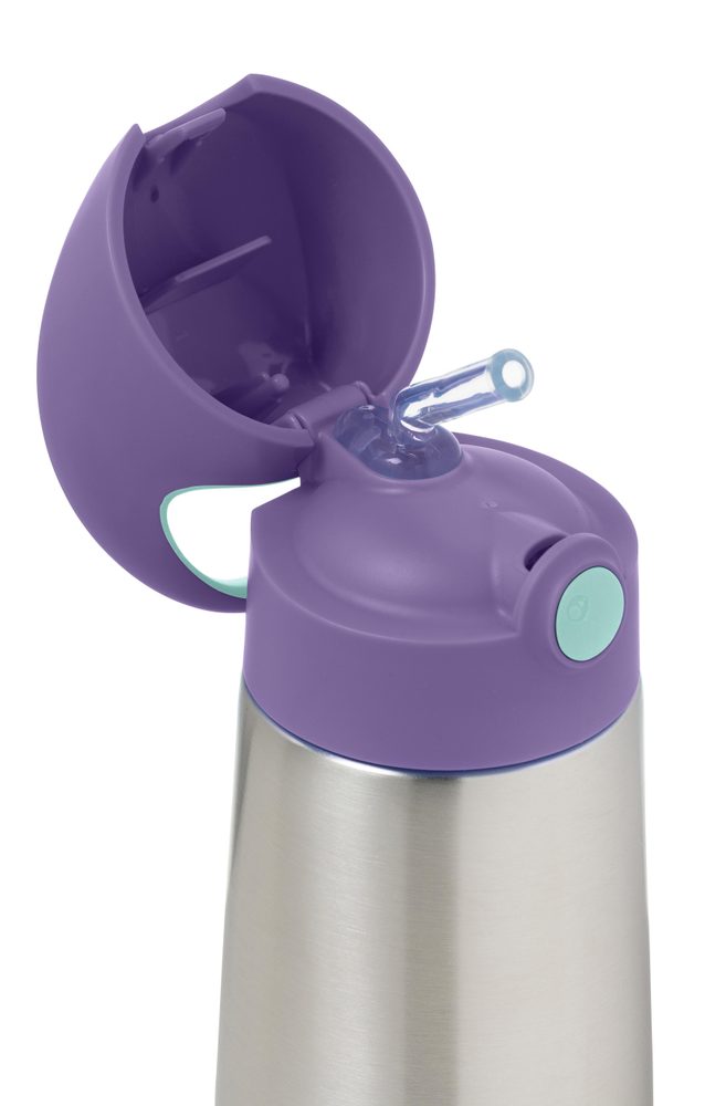 b.box Náhradní víčko pro Termosku na pití s brčkem - lilac pop