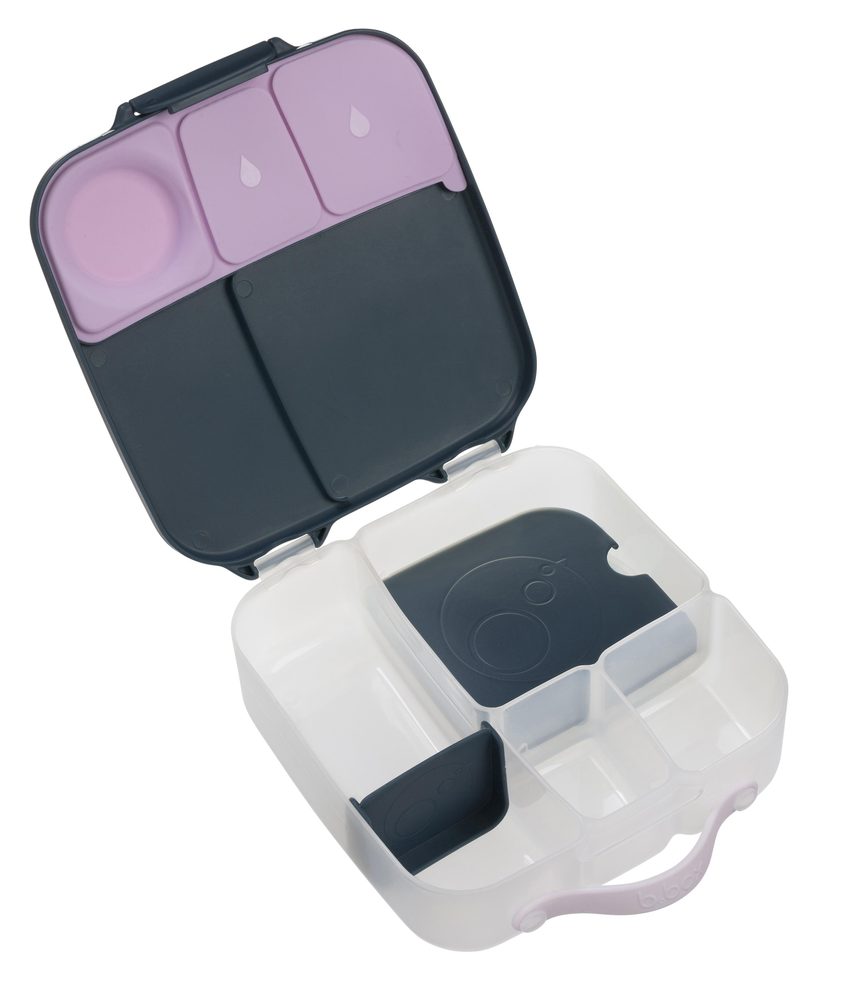 b.box Náhradní silikonové těsnění na Svačinový box velký - indigo rose