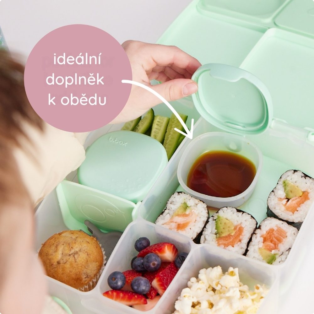 b.box Sada krabiček Snack tubs 3ks - růžové