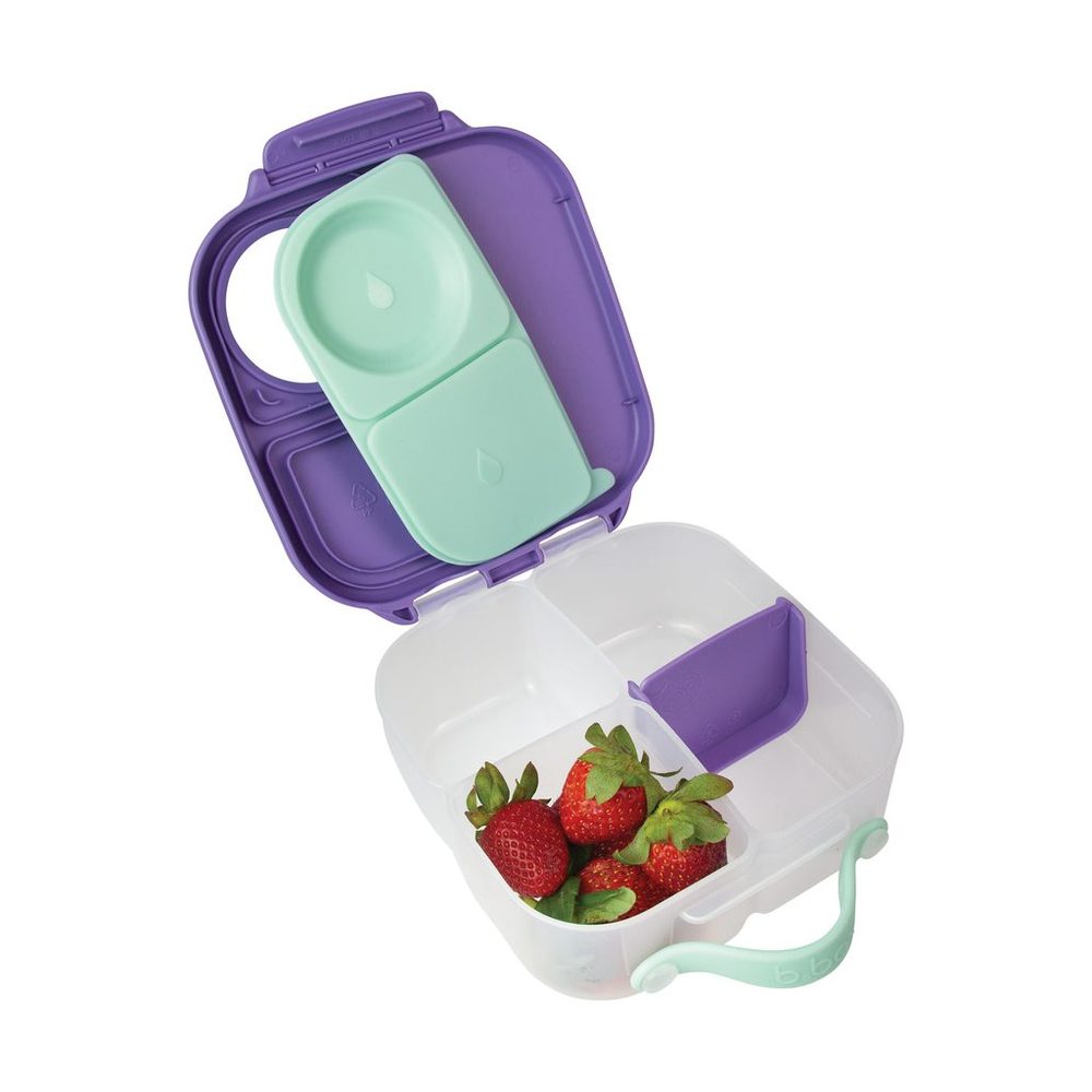 b.box Svačinový box střední + Sport lahev 600 ml - set lilac pop