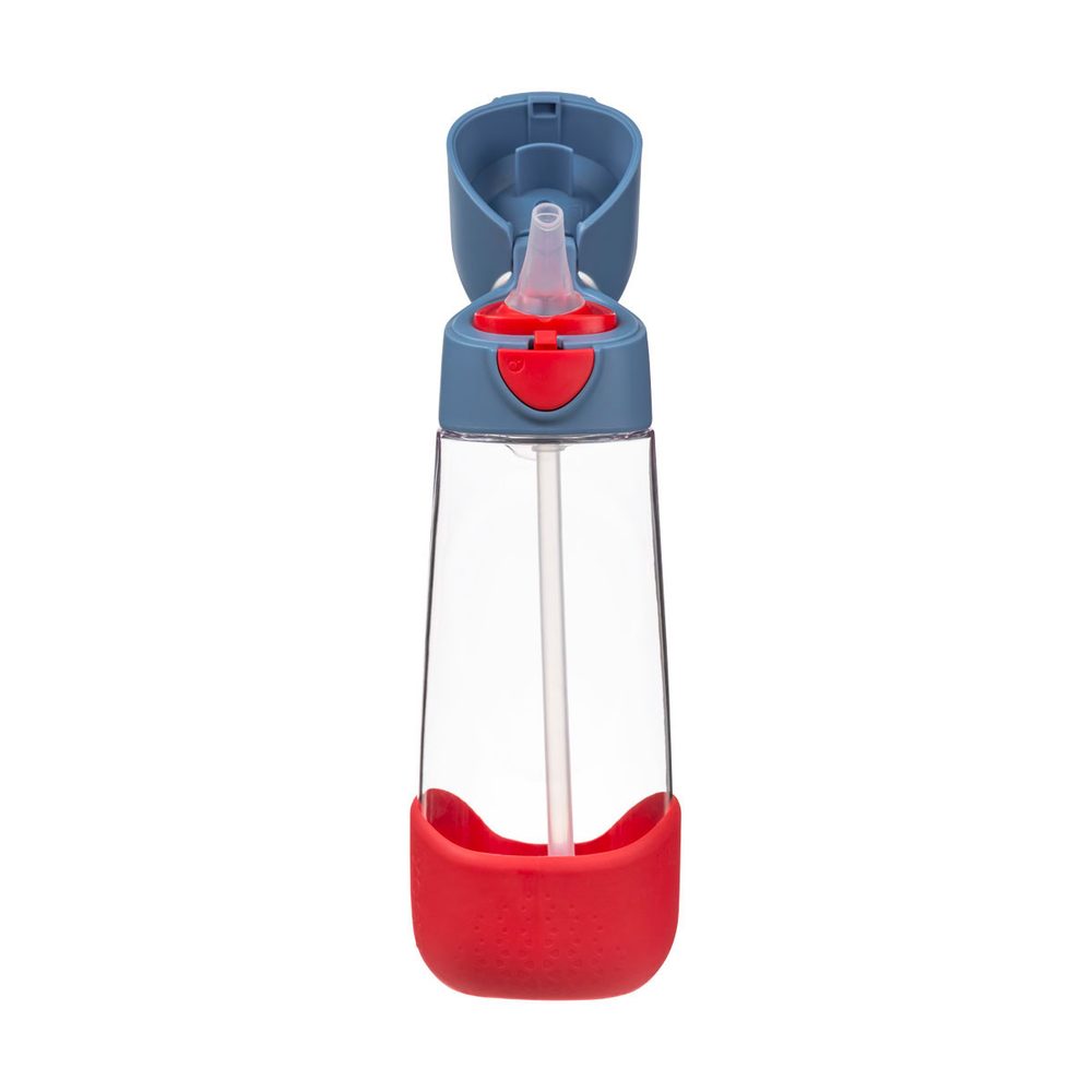 b.box Lahev na pití s brčkem 600 ml - blue blaze