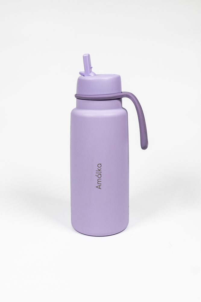 b.box Nerezová termolahev s brčkem 690 ml s gravírováním