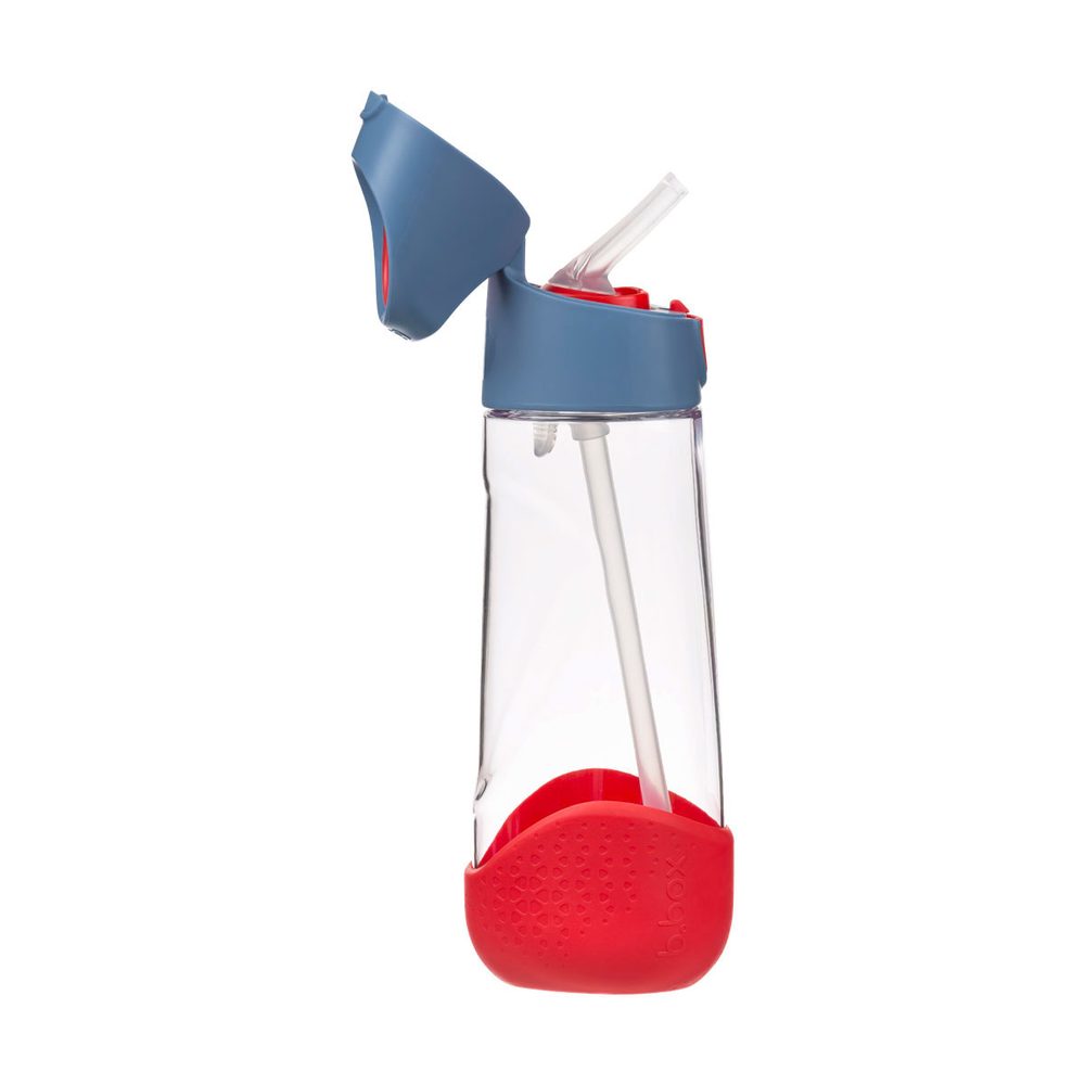 b.box Lahev na pití s brčkem 600 ml - blue blaze