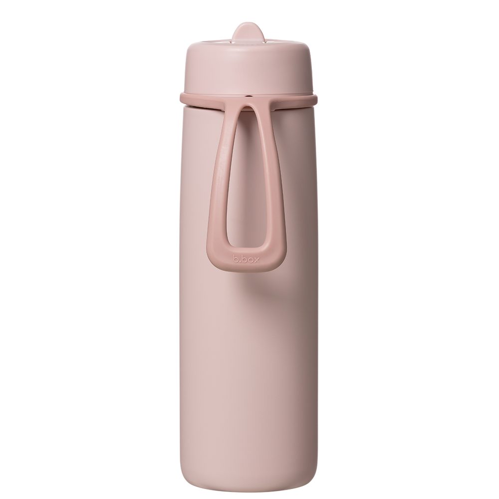 b.box Nerezová termolahev s brčkem 690 ml - blush crush