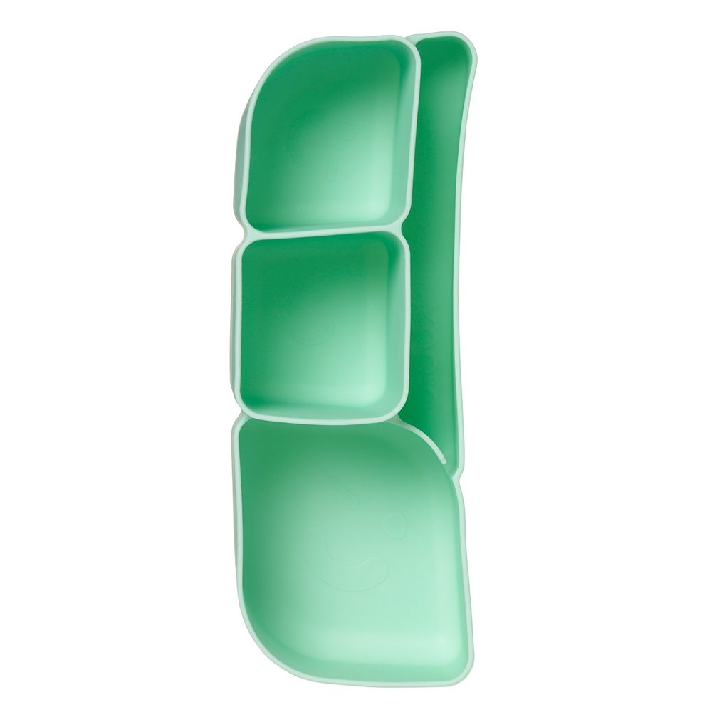 b.box Silikonový bento organizér do velkého boxu - zelený