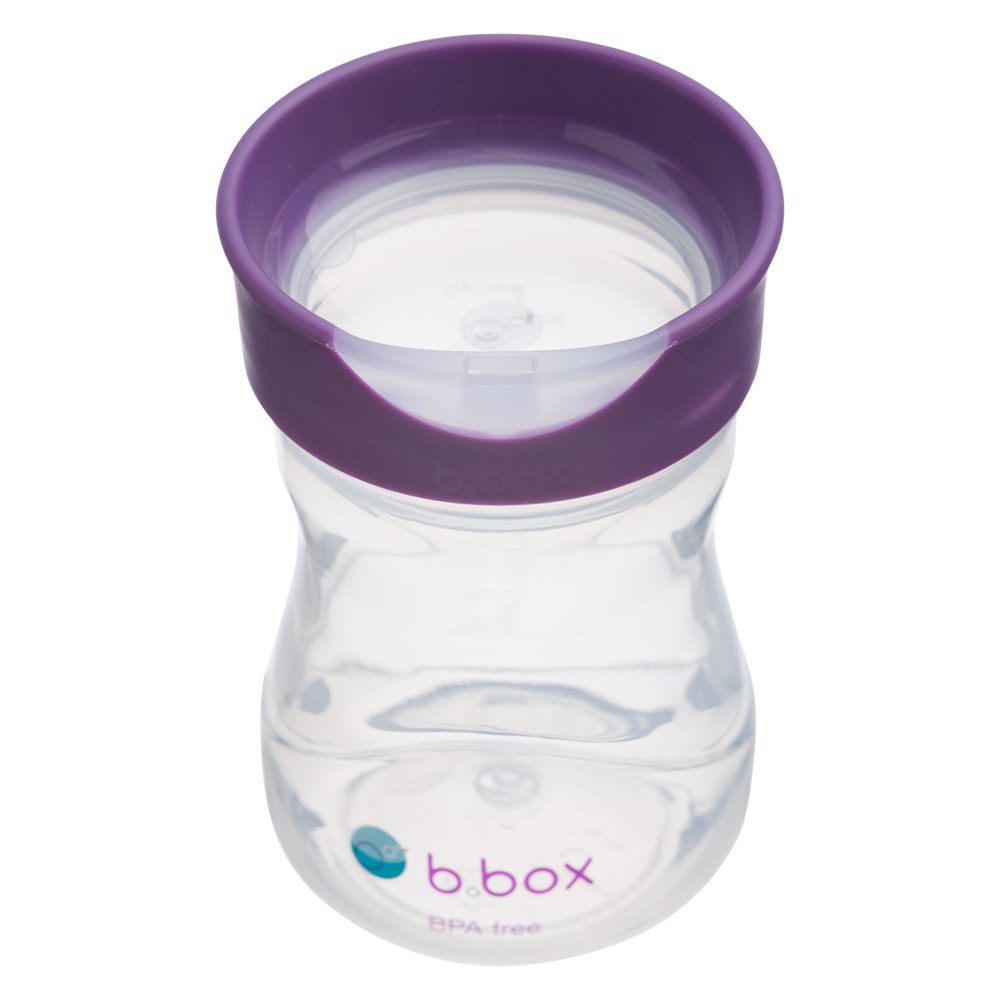 b.box Hrneček pro batolata 12m+ - fialový 240 ml