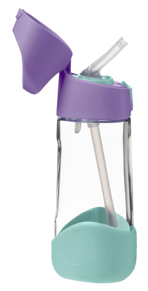 b.box Náhradní víčko pro Lahev na pití s brčkem - lilac pop