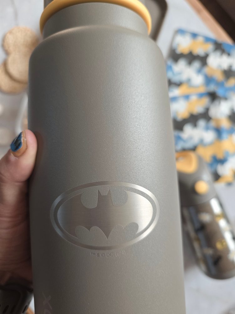 b.box Nerezová termolahev s brčkem 1l - Batman | b.box