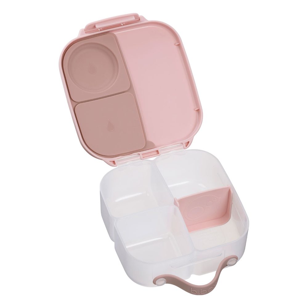 b.box Náhradní silikonové těsnění na Svačinový box střední - blush crush