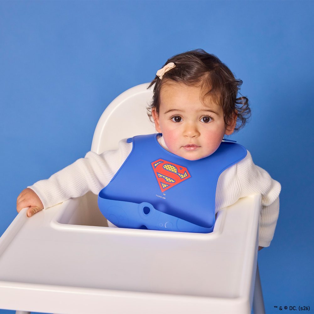 b.box Silikonový bryndák - Superman | b.box