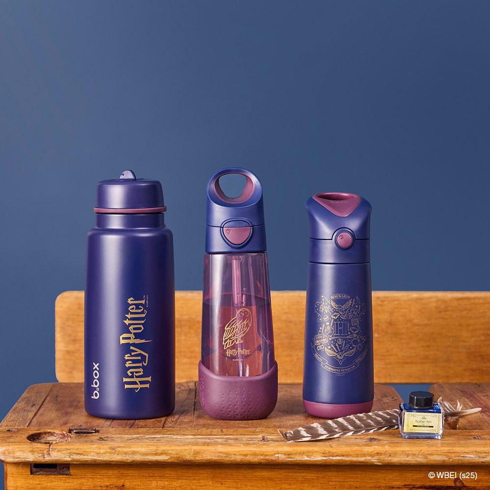 b.box Lahev na pití s brčkem 600 ml - Harry Potter | b.box