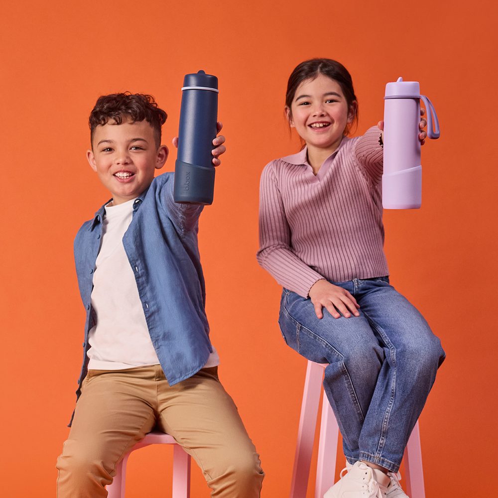 b.box Silikonový chránič pro Termoláhev 690 ml - lilac love