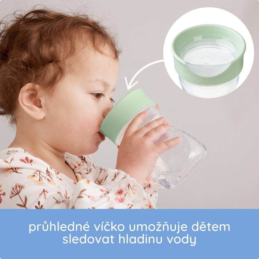 b.box Hrneček pro batolata 12m+ - světle růžový 240 ml