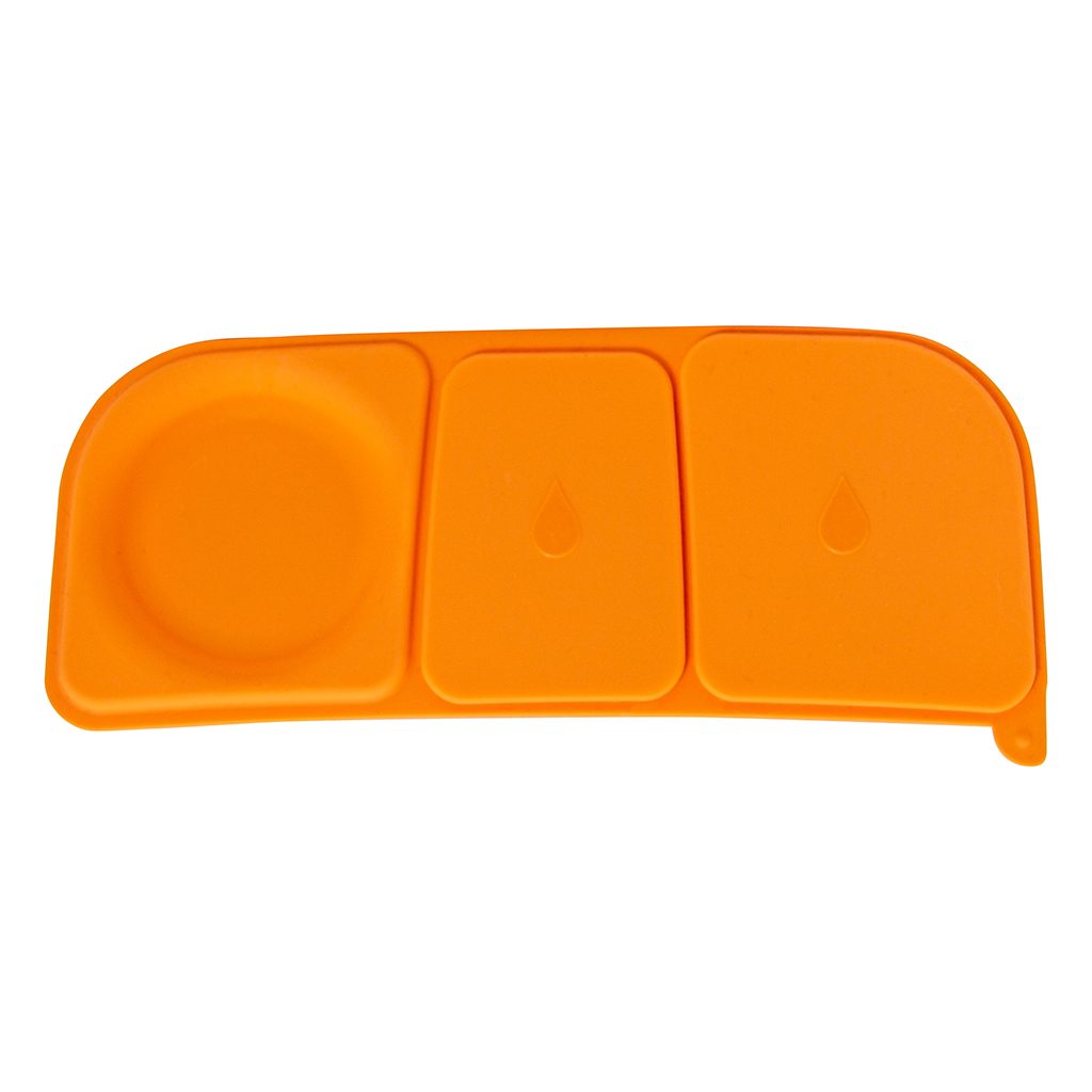 Náhradní silikonové těsnění na Svačinový box velký - oranžové