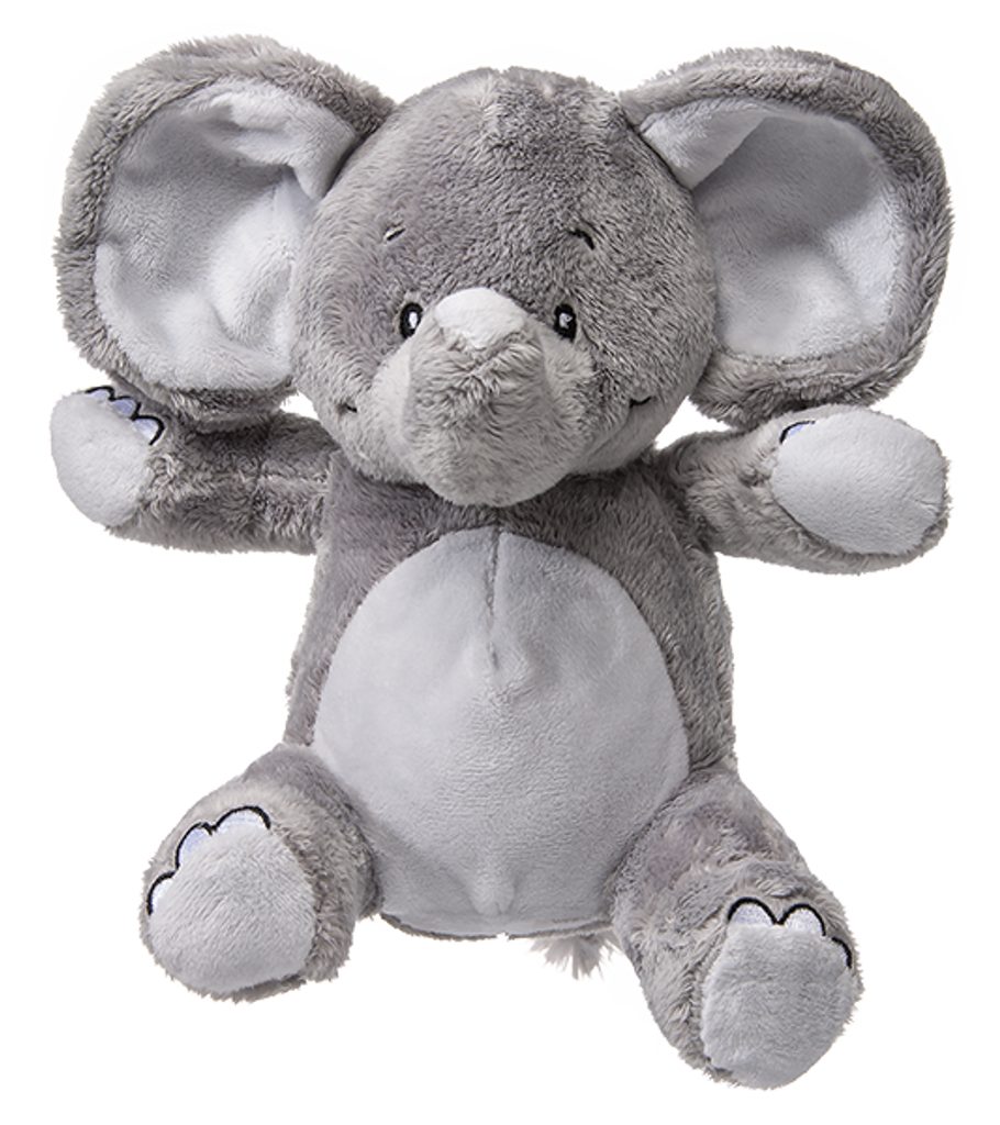 Můj první slon plyšák šedý - My Teddy - Hračky pro nejmenší - -  www.mimmo.cz - baví nás chytré a hezké věci