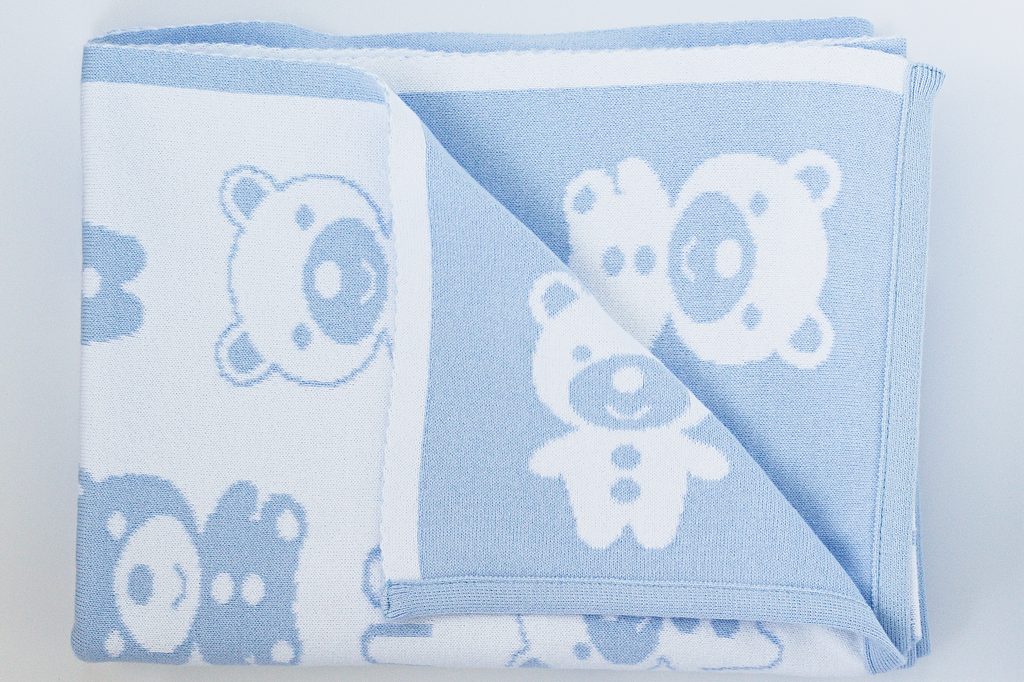 Deka s medvídky modrá - Dětské deky - - www.mimmo.cz - baví nás chytré a  hezké věci