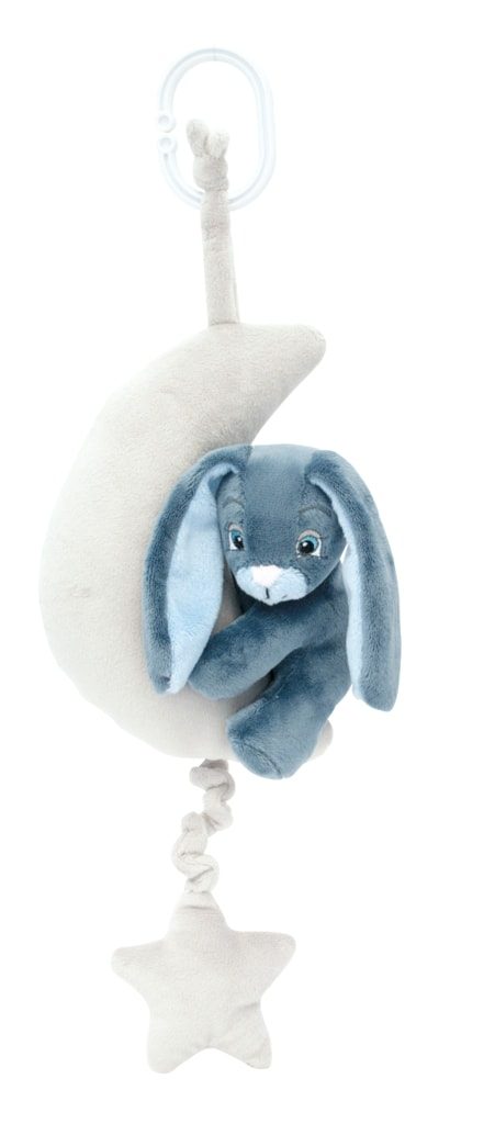Můj zajíček s melodií modrý - My Teddy - Hračky pro nejmenší - -  www.mimmo.cz - baví nás chytré a hezké věci