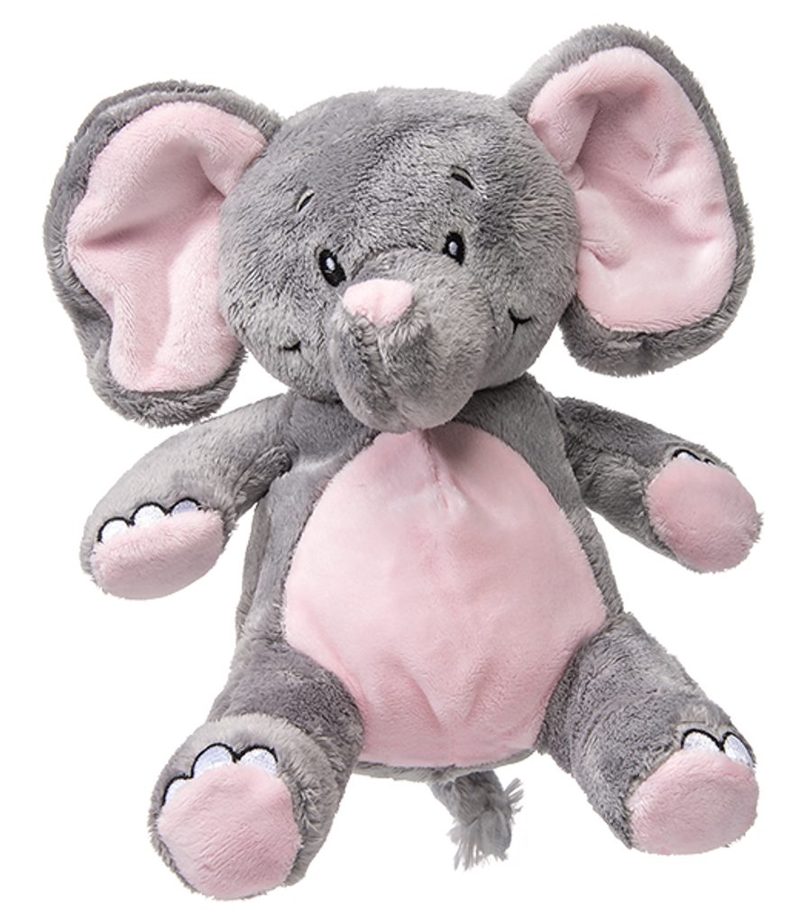 Můj první slon plyšák růžový - My Teddy - Hračky pro nejmenší - -  www.mimmo.cz - baví nás chytré a hezké věci