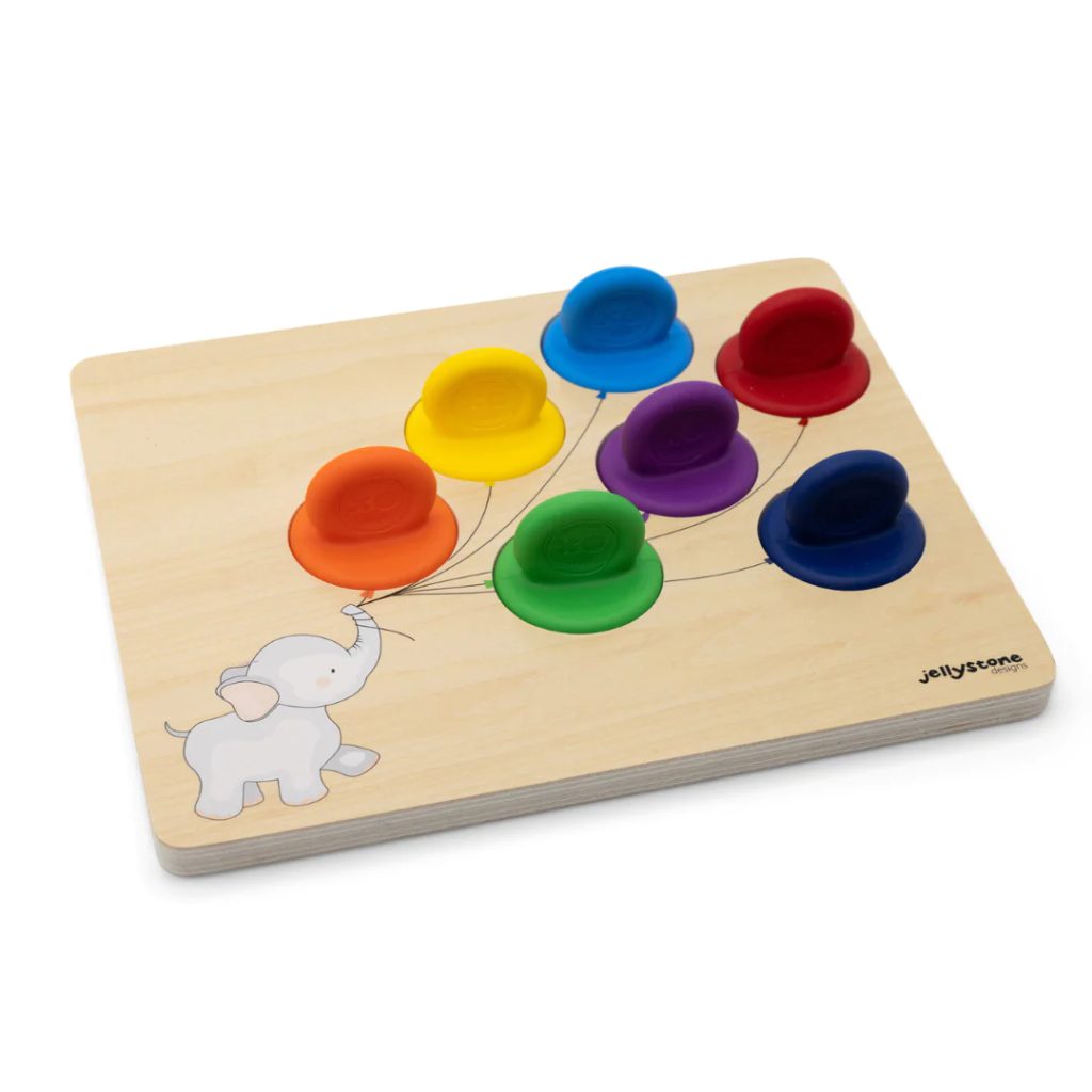 Učenie farieb, drevená hračka, dúha - Jellystone Designs - Senzorické  hračky - Hračky pre najmenších - mimmo.sk