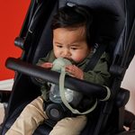 Hrnček so slamkou + Univerzálny silikónový pás - set zelený