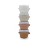 Tégliky na potraviny Snap&Go 118 ml - 4ks - krémové/ béžové
